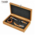 Popular Bamboo Wine Opener Set With High Quality For Promotion